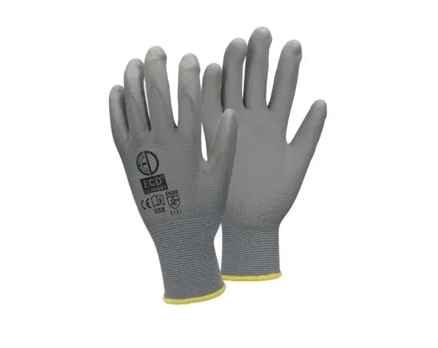 120x par guantes de trabajo con revestimiento gris ecd germany | Brico Depôt Premium