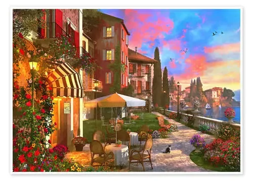 29370 Lake Como Sunset de Dominic Davison MGL Licensing
