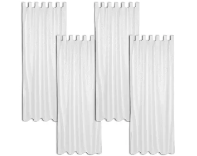 4 cortinas con trabillas | Brico Depôt Autentico