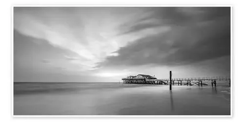 54Grad beach bar in St.Peter-Ording, b/w de Heiko Mundel