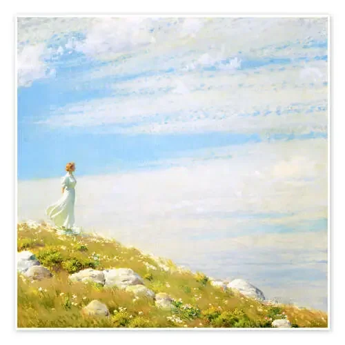 A Breezy Day, 1908 de Charles Courtney Curran