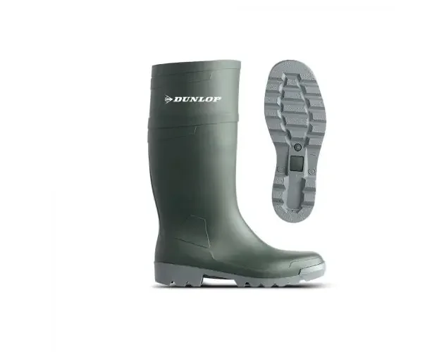 A Buon Prezzo Bota PVC dunlop hobby caña alta verde t-40 | Brico Depôt