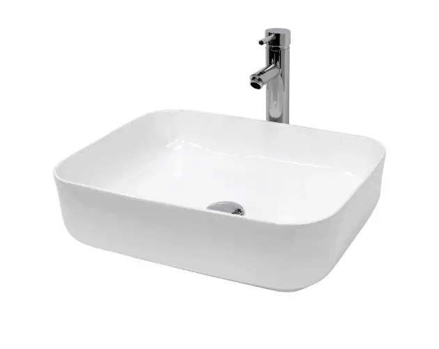 A Buon Prezzo Lavabo de mesa de cerámica 505x395x135 mm blanco ecd germany | Brico Depôt