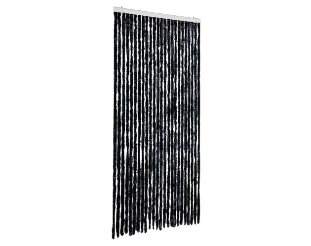 A Buon Prezzo vidaXL cortina antimoscas chenilla gris antracita 100×200 cm | Brico Depôt