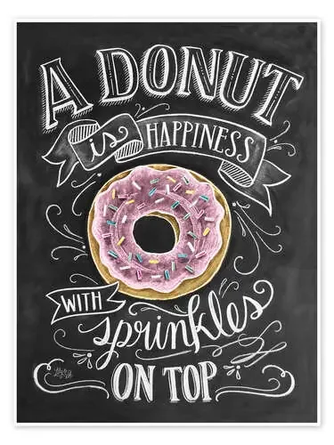 A Donut is Happiness de Lily & Val MGL Licensing