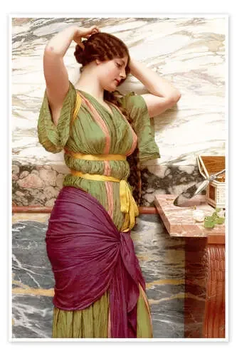 A fair reflection de John William Godward Master Collection