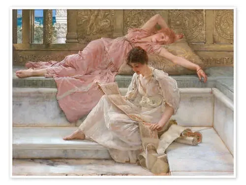 A favourite poet. de Lawrence Alma-Tadema akg-images