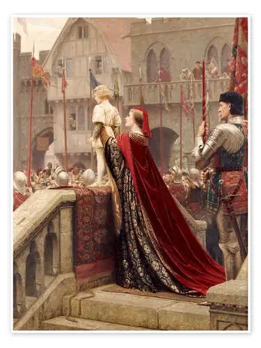 A Little Prince de Edmund Blair Leighton Bridgeman Images