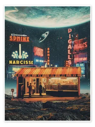 A Postcard from year 2347 de Frank Moth
