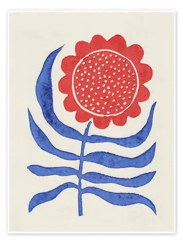 A Single Red Flower de Alisa Galitsyna 1x