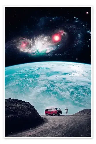 A través de la galaxia en mi furgoneta roja de Gen Z