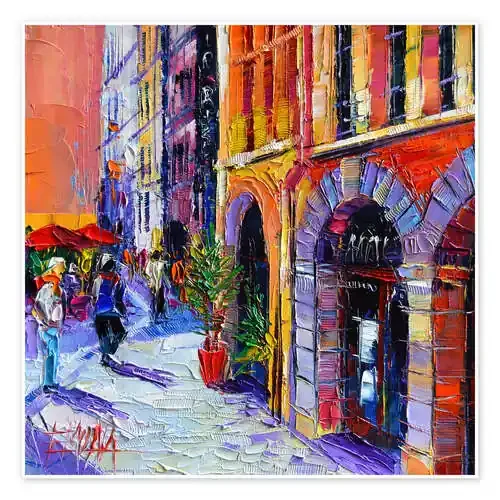 A walk in Old Lyon quarter de Mona Edulesco
