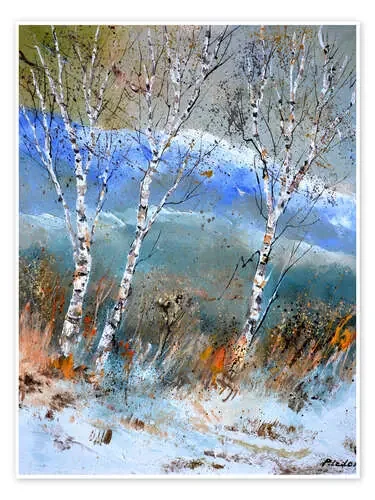 Abedules en el invierno de Pol Ledent