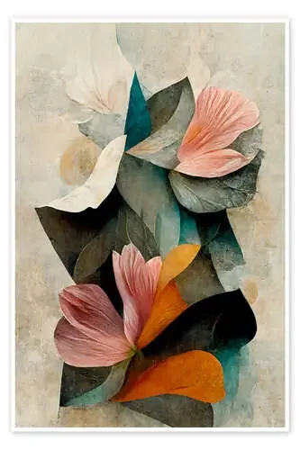 Abstracción floral de treechild