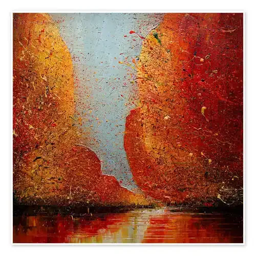 Abstract Autumn Trees de Justyna Kopania