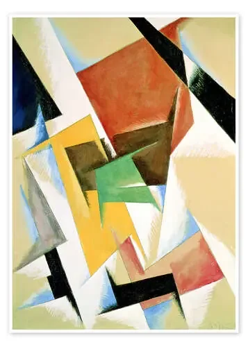 Abstract Composition de Lyubov Sergeevna Popova Bridgeman Images