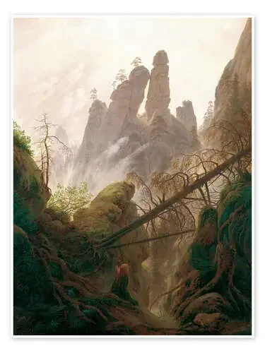Acantilados de Caspar David Friedrich Master Collection