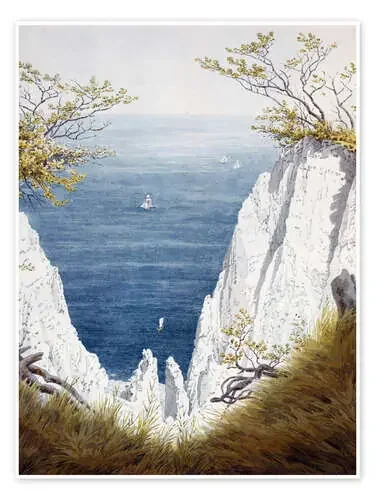 Acantilados en la isla de Ruegen de Caspar David Friedrich akg-images