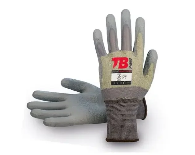 Acquista Ora Guante nylon gris con kevlar palma poliuretano 500nevercut antiabrasion tal | Brico Depôt