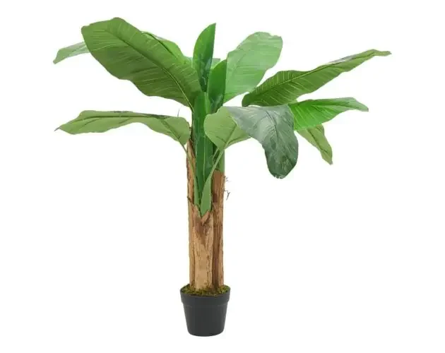 Acquista Ora vidaXL árbol de plátano artificial 9 hojas verde 120 cm | Brico Depôt
