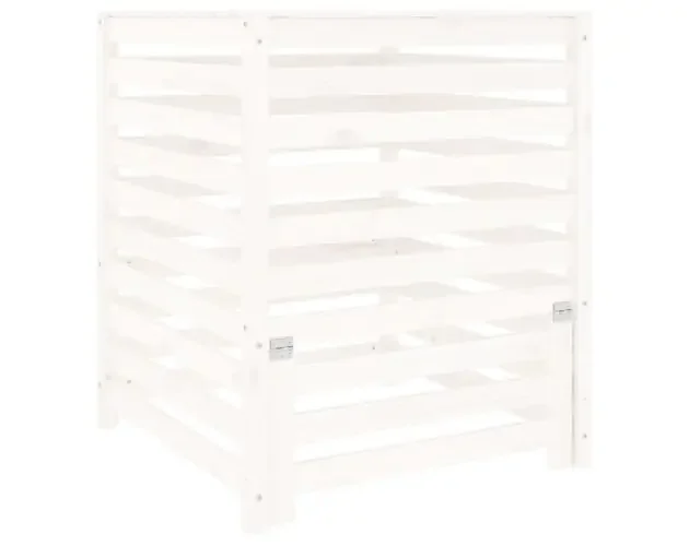Acquista Ora vidaXL compostador de madera maciza de pino blanco 82,5×82,5×99,5 cm | Brico Depôt