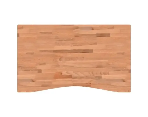 Acquista Ora vidaXL tablero de escritorio madera maciza de haya 100x(55-60)x4 cm | Brico Depôt