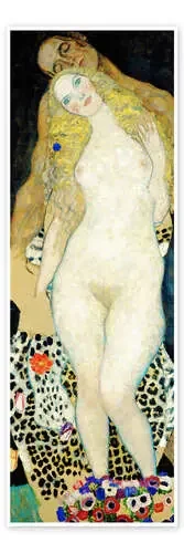 Adán y Eva de Gustav Klimt Master Collection