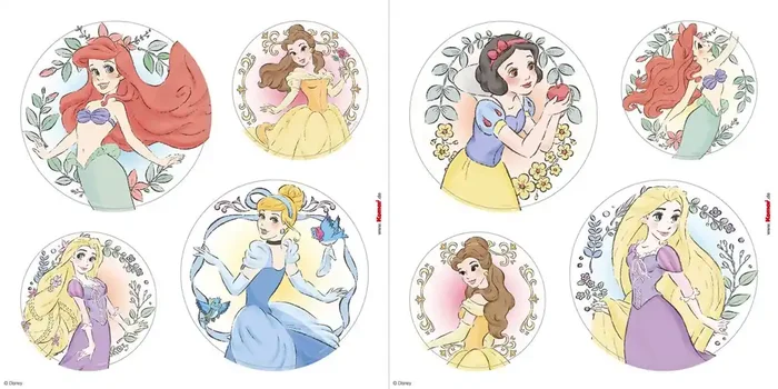 adhesivo para ventanas princesas dinsey multi color de Disney – 612741