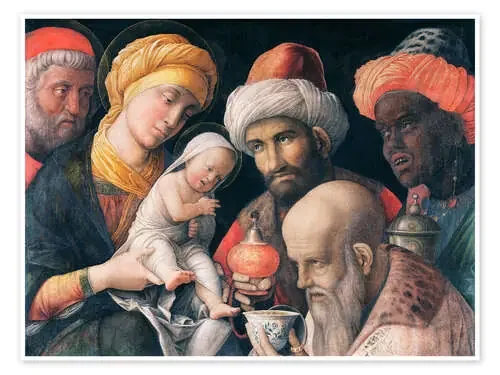 Adoración de los reyes de Andrea Mantegna Master Collection