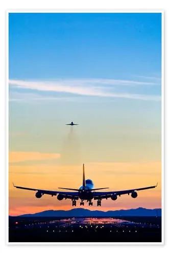 Aeroplane landing, Canada de David Nunuk Science Photo Library