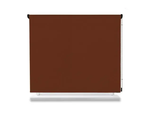 Affare Estor enrollable opaco marron 180x250cm. | Brico Depôt