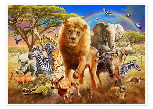 African Stampede de Adrian Chesterman MGL Licensing