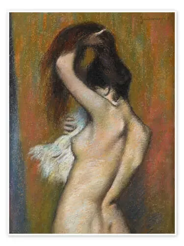 After bathing, 1895 de Federigo Zandomeneghi Master Collection