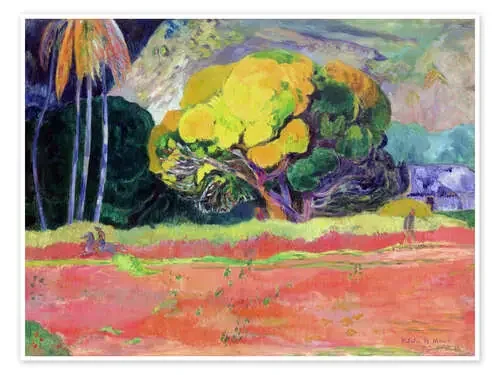 Al pie de la montaña de Paul Gauguin Master Collection