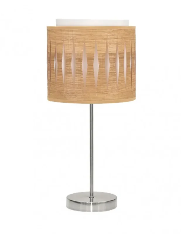 Alexandra Lámpara de Mesa Madera Clara
