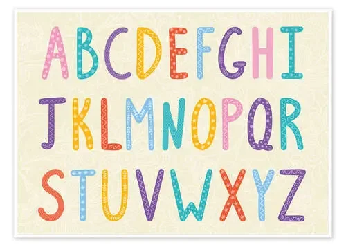 Alfabeto de colores de Typobox Editors Choice