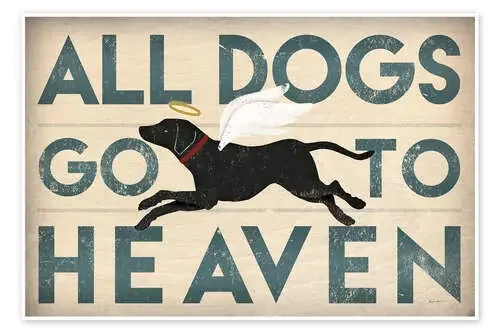 All Dogs Go to Heaven de Ryan Fowler Wild Apple Graphics