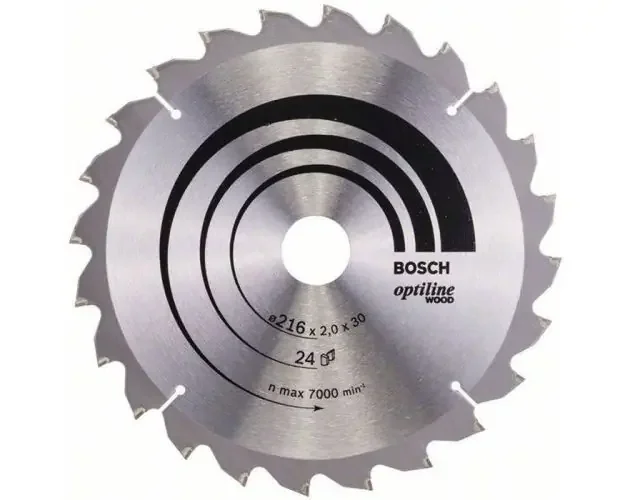 All’Ingrosso Hoja de sierra circular de carburo Bosch professional 216 x 30 x 2,0 mm (24 | Brico Depôt