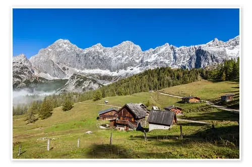 Alm in the Alps de Gerhard Wild