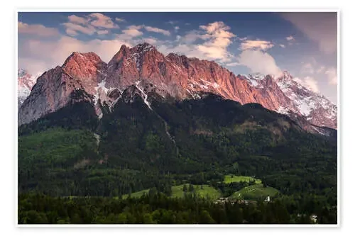 Alpine glow Zugspitze de Dennis Fischer