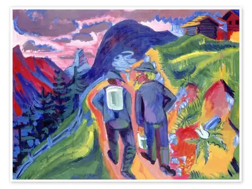 Alpweg después de la tormenta de Ernst Ludwig Kirchner ARTOTHEK