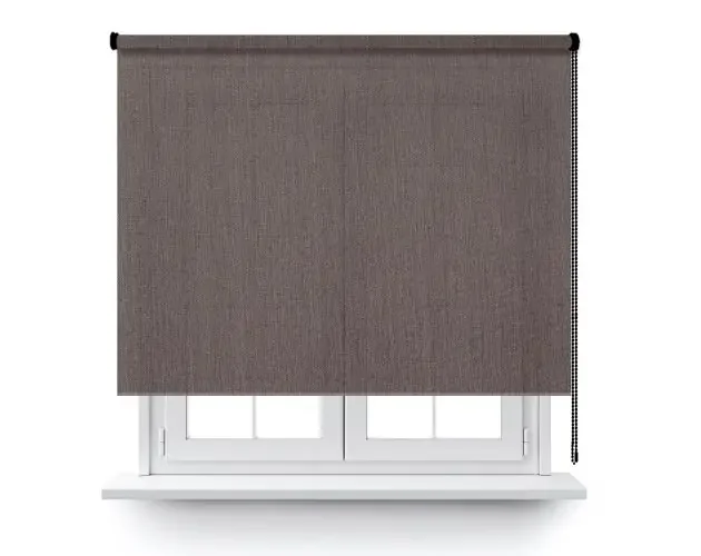 Alta Qualità Estor enrollable translúcido ebano 100x200cm. | Brico Depôt