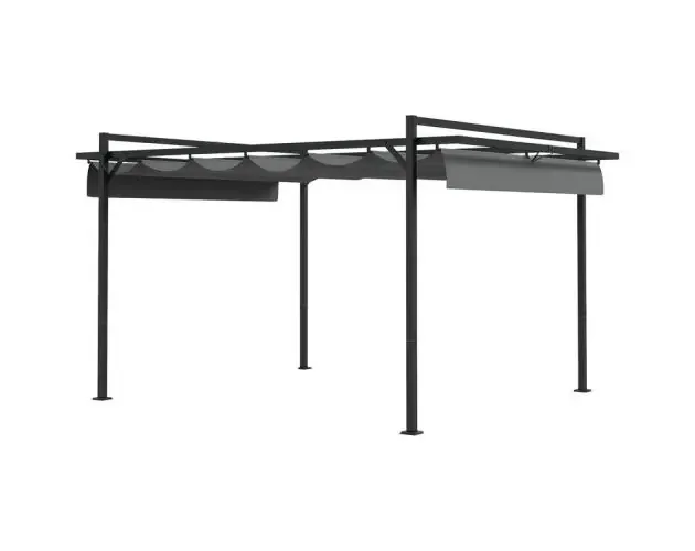 Alta Qualità Pérgola 297x397x235 cm acero, poliéster color gris Outsunny | Brico Depôt
