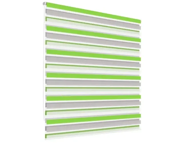 Alta Qualità Persiana doble 65×150 cm – color verde-gris-blanco ecd germany | Brico Depôt