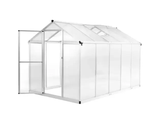 Alta Qualità vidaXL invernadero de aluminio 302x190x195 cm 11,19 m³ | Brico Depôt
