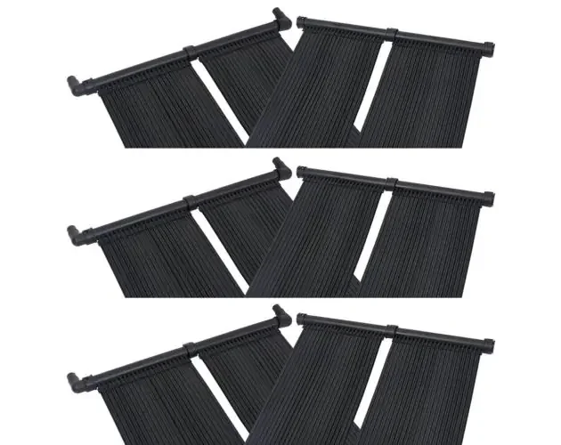 Alta Qualità vidaXL panel calentador solar para piscinas 6 unidades 80×310 cm | Brico Depôt