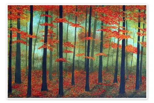 Amanecer bosque de Herb Dickinson