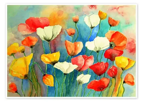Amapolas coloridas de siegfried2838