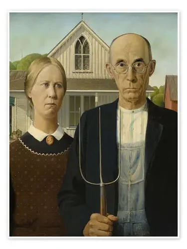 American Gothic de Grant Wood Bridgeman Images