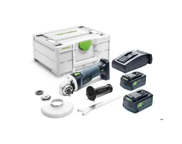 Amoladora angular inalámbrica agc 18-125 5,0 ebi-plus – festool – con 2 bat | Brico Depôt Ultimissimo Modello